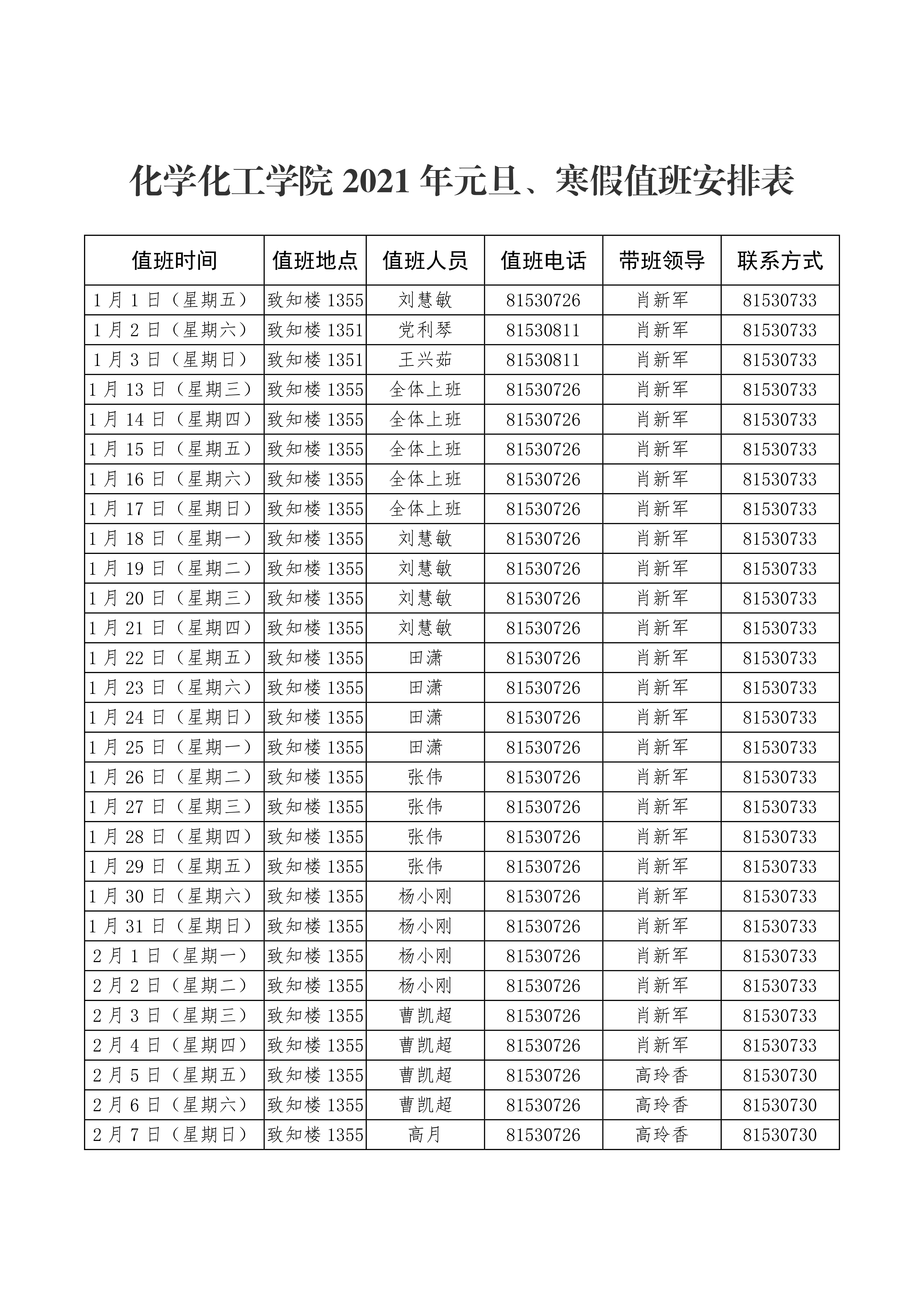 beats365唯一官方网站2021年元旦、寒假值班安排表0000.png